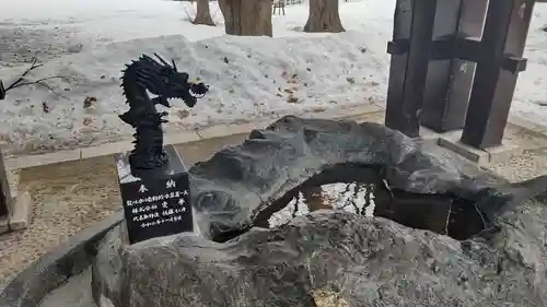 月寒神社の手水舎