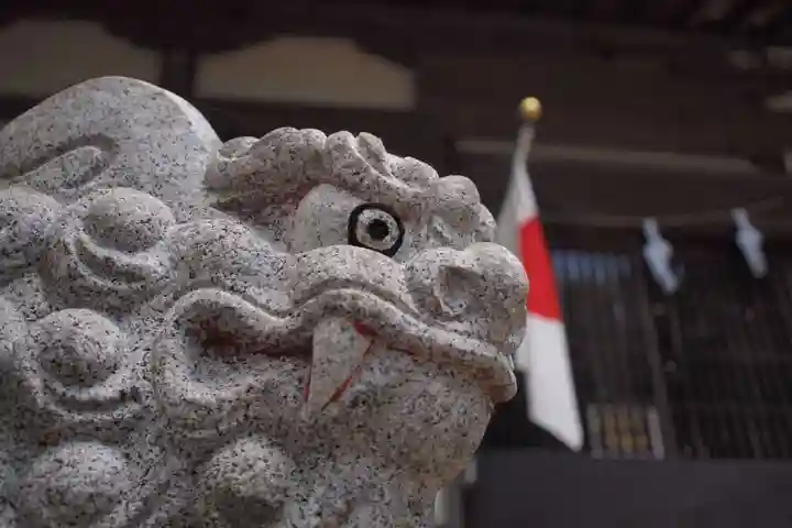 物部神社(石和町松本)の狛犬
