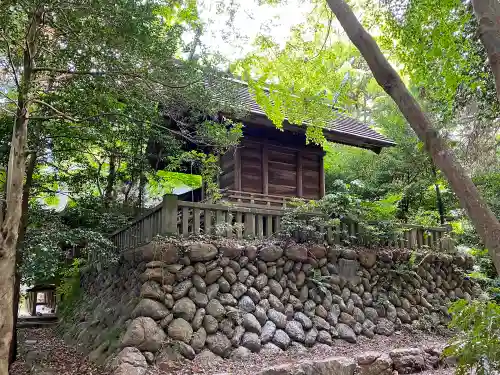 阿伎留神社の本殿・本堂