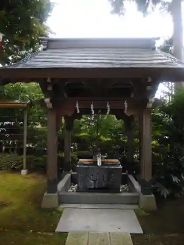 鏡石鹿嶋神社の手水