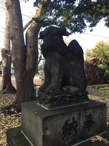 新琴似神社の狛犬