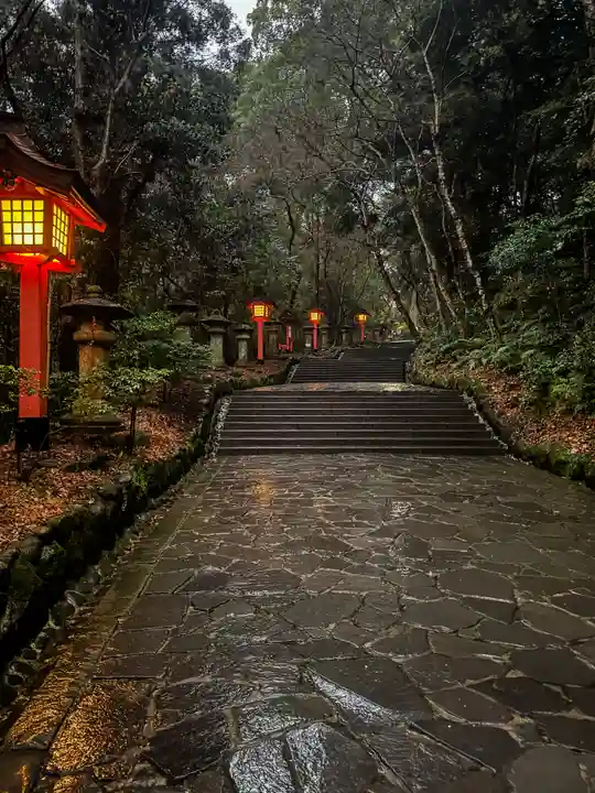 宇佐神宮の庭園