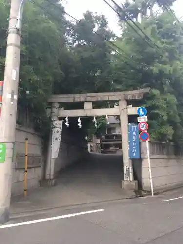 幡ケ谷氷川神社の鳥居