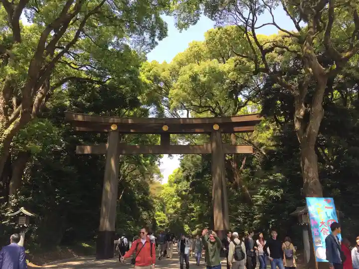 明治神宮の鳥居