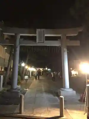 谷河内日枝神社の鳥居
