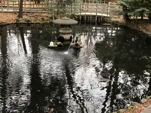 調神社の庭園