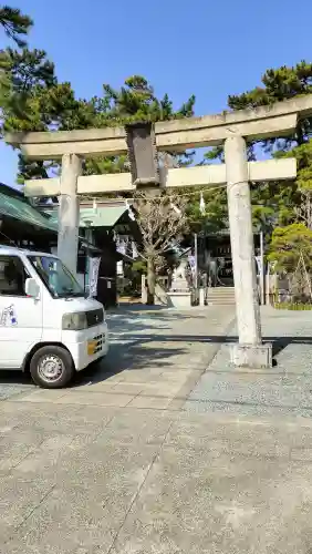 片瀬諏訪神社の鳥居