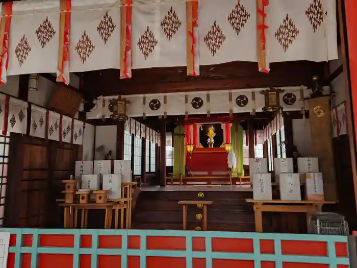 西長洲八幡神社の本殿