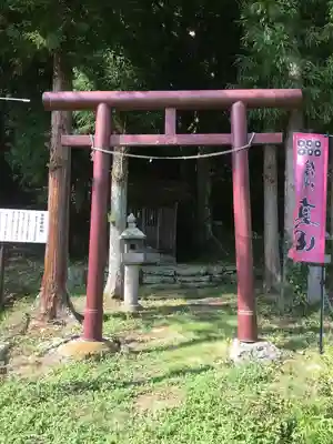 安智羅神社(松尾古城跡)の鳥居