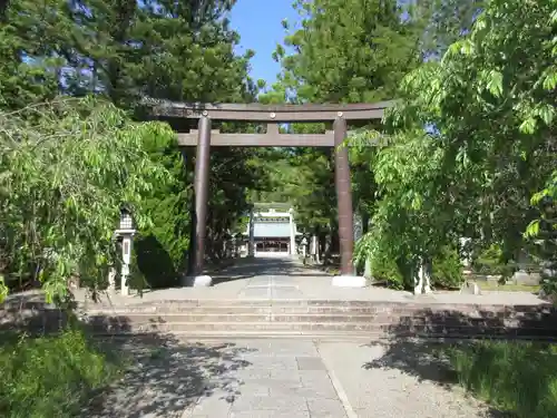 山梨縣護國神社の鳥居