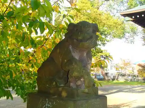 下石原八幡神社の狛犬