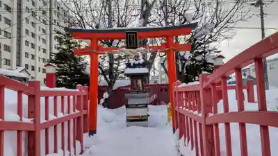 旭川銀座弁天神社の鳥居