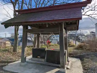 釧路一之宮 厳島神社の手水舎