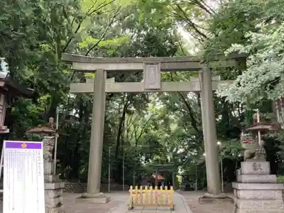 谷保天満宮の鳥居