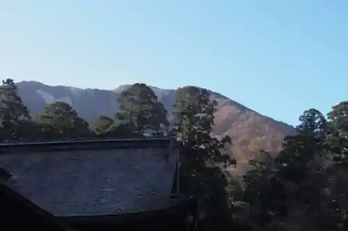 大神山神社奥宮の景色