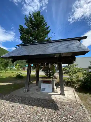 相馬妙見宮　大上川神社の手水舎