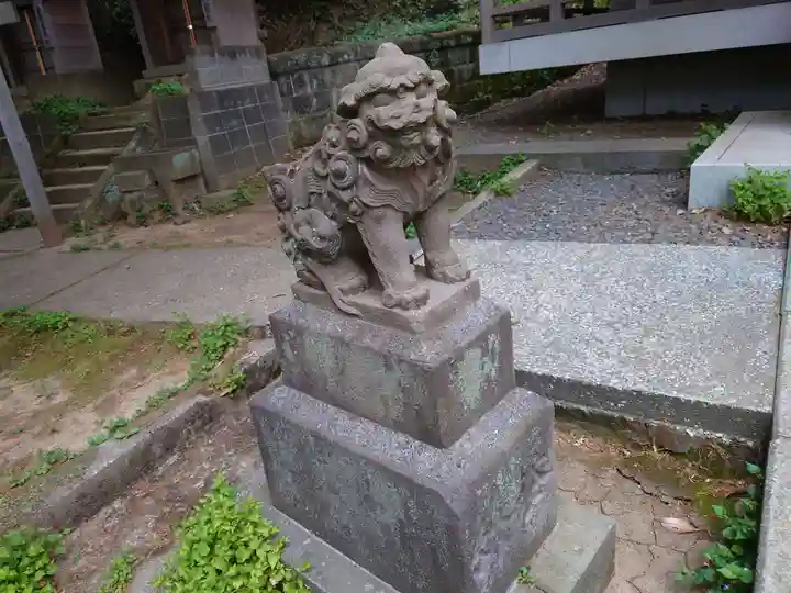 熊野神社(杉田・中原)の狛犬