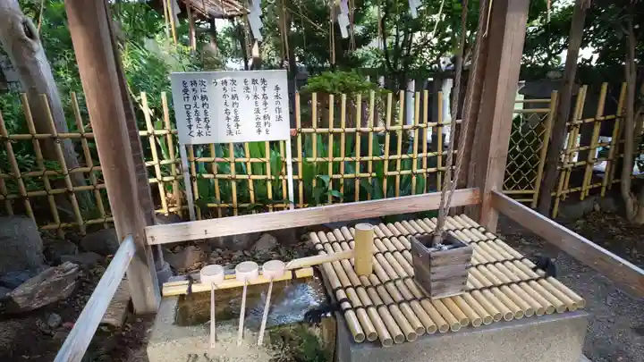 山王神社の手水舎