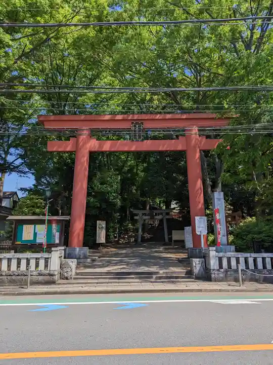 世田谷八幡宮の鳥居