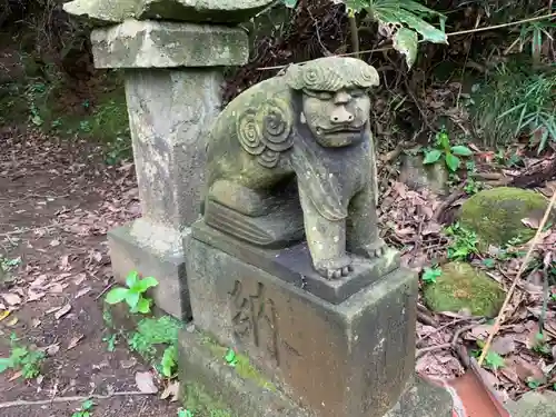 月夜見神社の狛犬