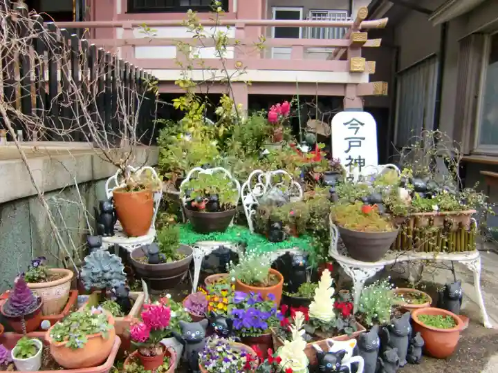 今戸神社の庭園