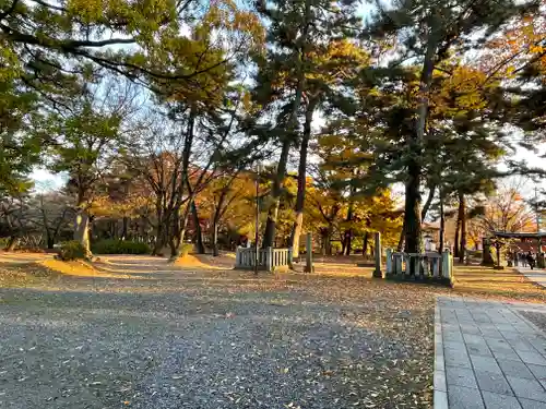 川中島古戦場八幡社の庭園