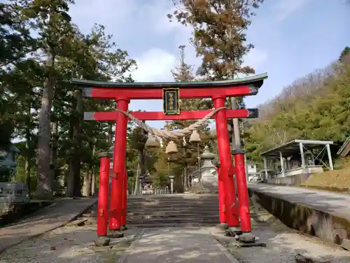 二上射水神社の鳥居