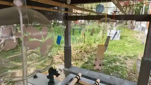 空知神社の手水舎