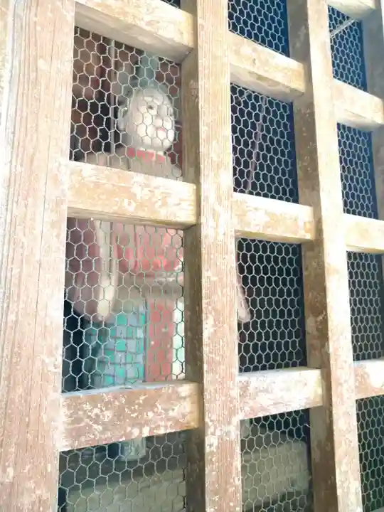 上一宮大粟神社の像