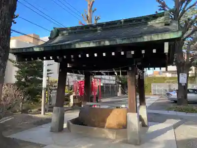 麻布氷川神社の手水舎