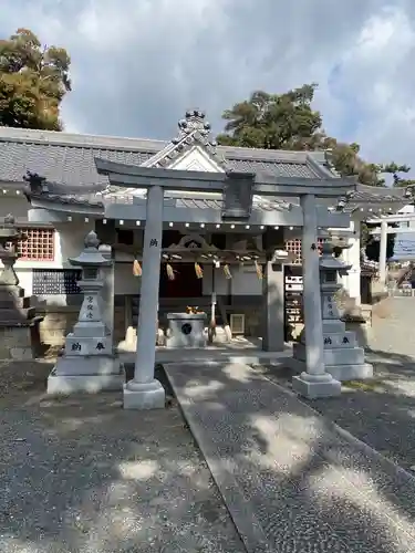 矢代寸神社の鳥居