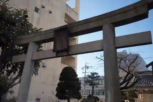 奥津彦神社の鳥居