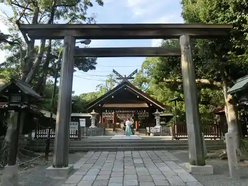 和泉國一之宮　大鳥大社の鳥居