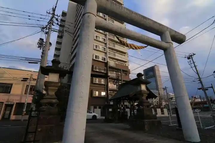 阿邪訶根神社の鳥居