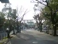 難波大社 生國魂神社の鳥居