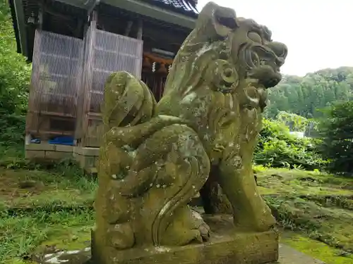 白山神社の狛犬