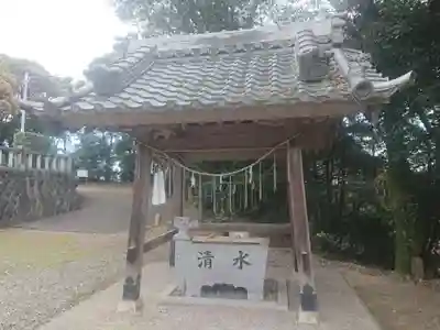 岡山八幡社の手水舎