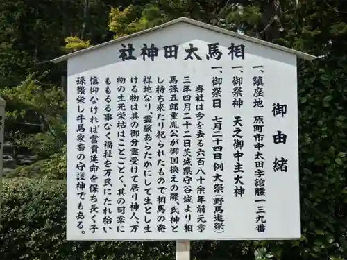 相馬太田神社の歴史