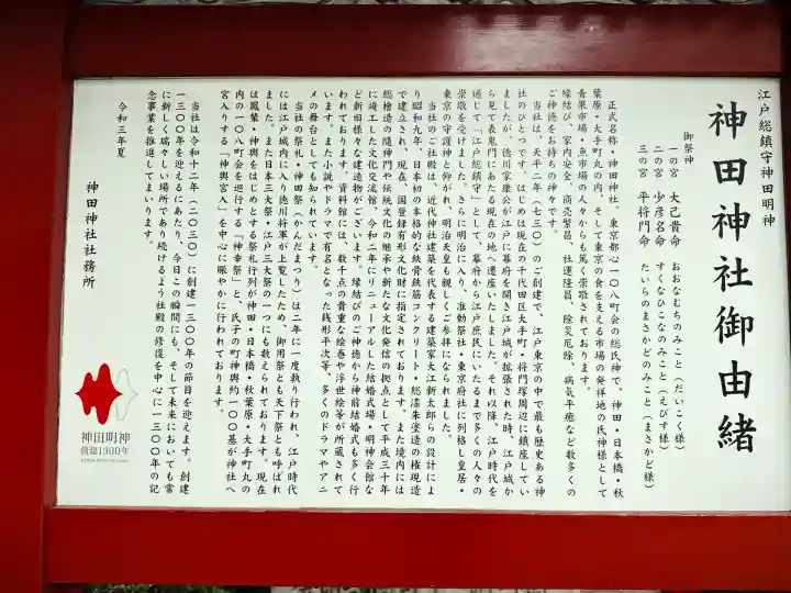 神田神社(神田明神)の歴史