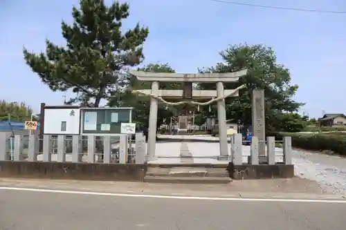 勝呂神社の鳥居