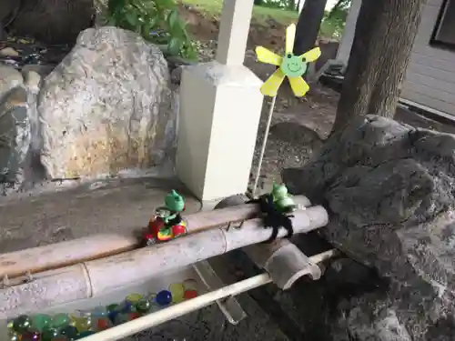 星置神社の手水舎