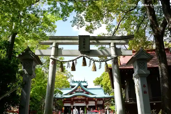 多摩川浅間神社の鳥居