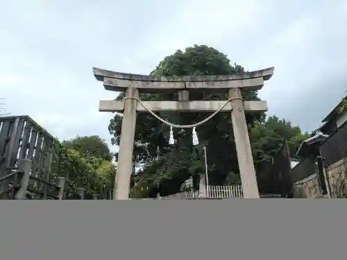 阿智神社の鳥居