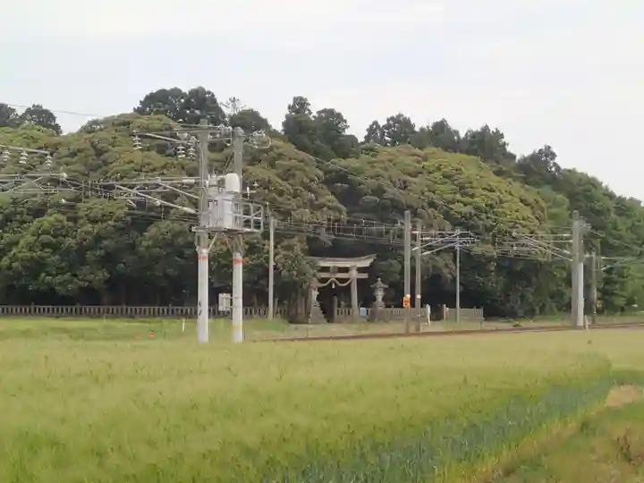 刀何理神社の周辺