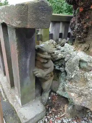 叶神社 (西叶神社)の狛犬