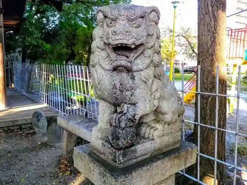 神明社（御替地神明社）の狛犬