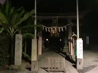 南沢氷川神社の鳥居