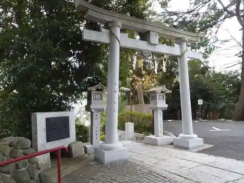 多摩川浅間神社の鳥居