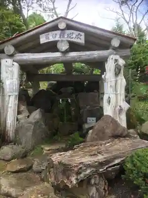 羅臼神社の手水舎