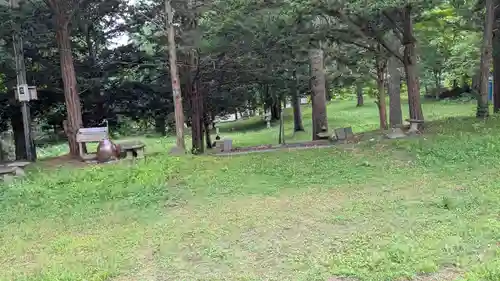 洞爺八幡神社の庭園